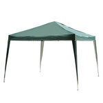 Tonnelle barnum de jardin pliant anti-UV + sac de transport acier Oxford 3 x 3 x 2 55 m vert