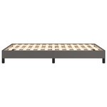 vidaXL Cadre de lit Gris 120x200 cm Similicuir