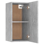 vidaXL Meubles TV 2 Pièces Gris béton 30 5x30x60 cm Bois d’ingénierie