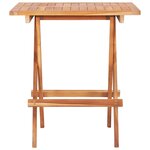 vidaXL Mobilier de bistro pliable 3 Pièces Bois de teck solide