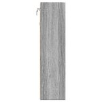 vidaXL Armoire à vitrine sonoma gris 100x15x58 cm bois d'ingénierie