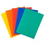 Paquet De 25 Chemises Lustro-carte 225gm2 - 24x32cm - Couleurs Assorties - X 4 - Exacompta