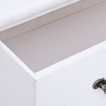 vidaXL Armoire à tiroirs Blanc 60x30x75 cm Bois