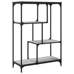 vidaXL Bibliothèque sonoma gris 81x36x115cm bois d'ingénierie et acier