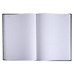 Registre Quadrillé 300 pages foliotées 29,7 x 21 cm Toilé Noir EXACOMPTA
