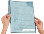 Lot de 5 pochette CombiFile A4 PP bleu grainée 0,20mm LEITZ