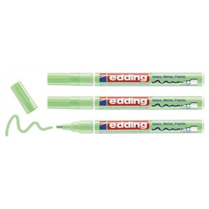 Marqueur Peinture brillante 751 vert pastel 1-2 mm x 3 EDDING