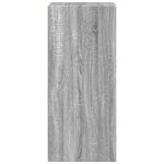 vidaXL Buffet sonoma gris 40x41x93 cm bois d'ingénierie