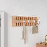 vidaXL Cintre mural 42x8 5x14 cm Bois massif de noyer