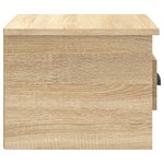 vidaXL Tables de chevet murales 2 Pièces chêne sonoma 41 5x36x28 cm