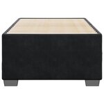 vidaXL Cadre de lit Noir 90x190 cm Velours