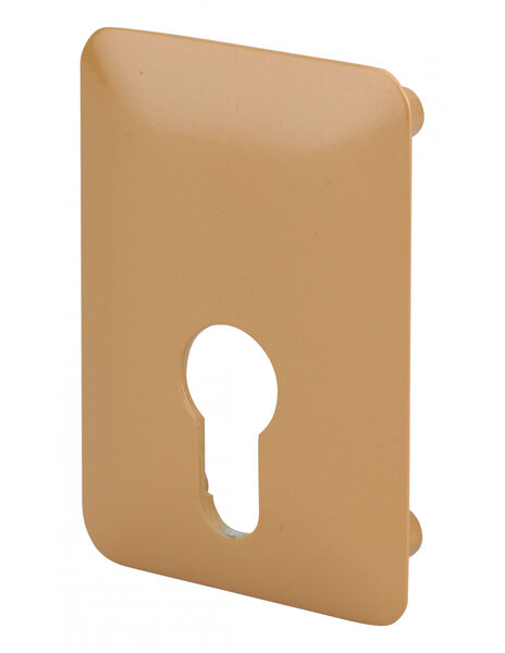 THIRARD - Plaque de renfort cylindre profilé pour verrou Corvette  fixation par vis  époxy bronze