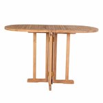 Table de jardin en teck HUELVA 120 cm