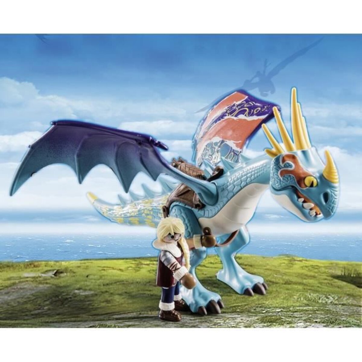 PLAYMOBIL Dragon Racing - Astrid et Tempête - 70280 - Dès 4 ans