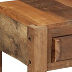 vidaXL Table Console 107x33x76 cm Bois Massif Récupéré