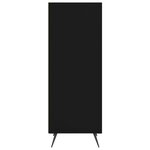 vidaXL Armoire à étagères noir 34 5x32 5x90 cm bois d'ingénierie