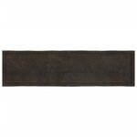 vidaXL Dessus de table bois massif traité bordure assortie