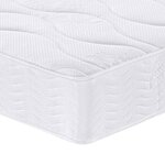 vidaXL Matelas à ressorts bonnell moyen 90x190 cm
