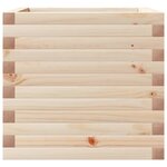 vidaXL Jardinière 50x50x45 5 cm bois de pin massif