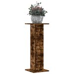 vidaXL Supports pour plantes 2 Pièces chêne fumé bois d'ingénierie