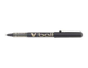 Stylo roller V Ball VB7 encre liquide Pte métal Moyenne Noir PILOT