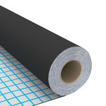 vidaXL Film autoadhésif pour meubles Noir 500x90 cm PVC