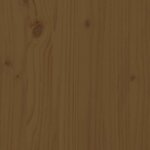 vidaXL Canapés d'angle et coussins 2Pièces marron miel bois de pin massif