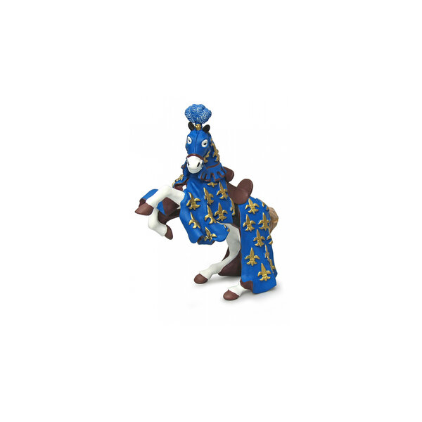 Cheval du Prince Philippe Bleu - Monture de Combat Épique