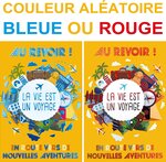 Carte départ au revoir avec enveloppe pour retraite ou déménagement bonne route