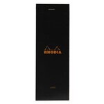 Bloc BLACK N°8 7,4x21 cm 80F agrafées 80g ligné RHODIA