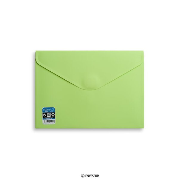 Lot de 20 enveloppes verte avec fermeture velcro 180x250 mm vital colors v-lock