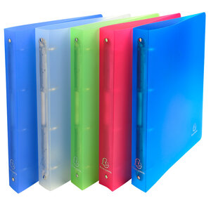 Classeur 4 anneaux 30 mm polypropylène Chromaline - A4 maxi, couleur aléatoire EXACOMPTA