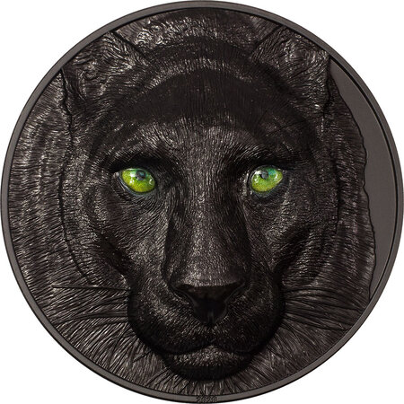 Pièce de monnaie en Argent 20 Dollars g 155.5 (5 oz) Millésime 2020 Hunters by Night BLACK PANTHER