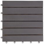 vidaXL Carreaux de terrasse 20Pièces Délavage gris 30x30 cm Acacia solide