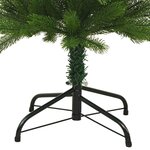 vidaXL Sapin de Noël artificiel mince avec support 240 cm PE