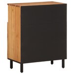 vidaXL Armoire latérale 60x33x75 cm bois massif d'acacia