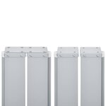 vidaXL Auvent latéral rétractable Bleu 140 x 600 cm