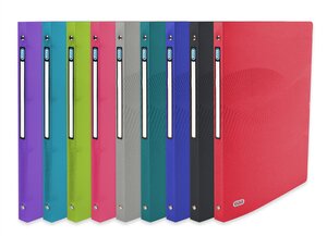 Classeur OSMOSE A4 D20 4AN ROND PP Coloris aléatoire ELBA