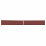 vidaXL Auvent latéral rétractable de patio 140x1200 cm Marron