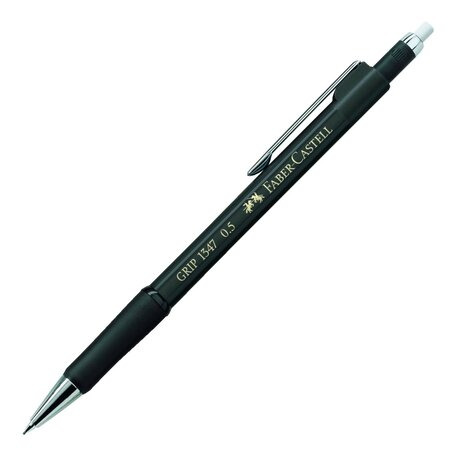 Portemine GRIP 1345 Noir métallisé Diam 0,5mm FABER-CASTELL