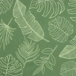 vidaXL Coussins de palette lot de 3 motif de feuilles tissu