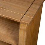 vidaXL Bibliothèque 80x35x110 cm Bois de pin massif Assortiment Panama