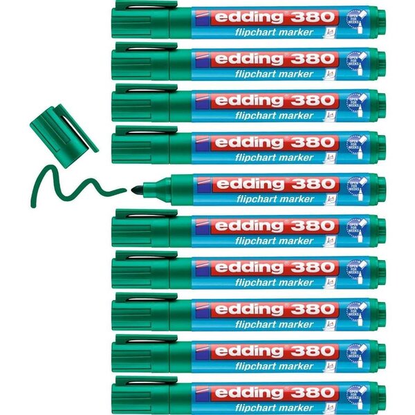 Marqueur pour chevalets 380 vert 1 5-3 mm x 10 EDDING