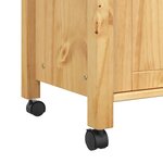 vidaXL Chariot de cuisine MONZA 84x40x88 5 cm bois massif de pin