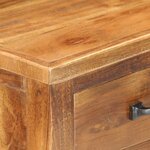 vidaXL Casier à bouteilles 40x30x80 cm Bois d'acacia massif
