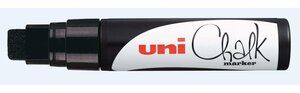 Marqueur craie Pte rectangulaire extra-large CHALK Marker PWE17K 15mm Noir UNI-BALL