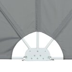 vidaXL Auvent latéral pliable de terrasse Gris 300 x 200 cm