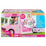 Barbie camping-car de reve 3-en-1 - 55 cm