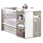 Lit bébé combiné évolutif Smile chêne Silex