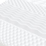 vidaXL Lit de jour avec lit gigogne et matelas noir 100x200 cm velours